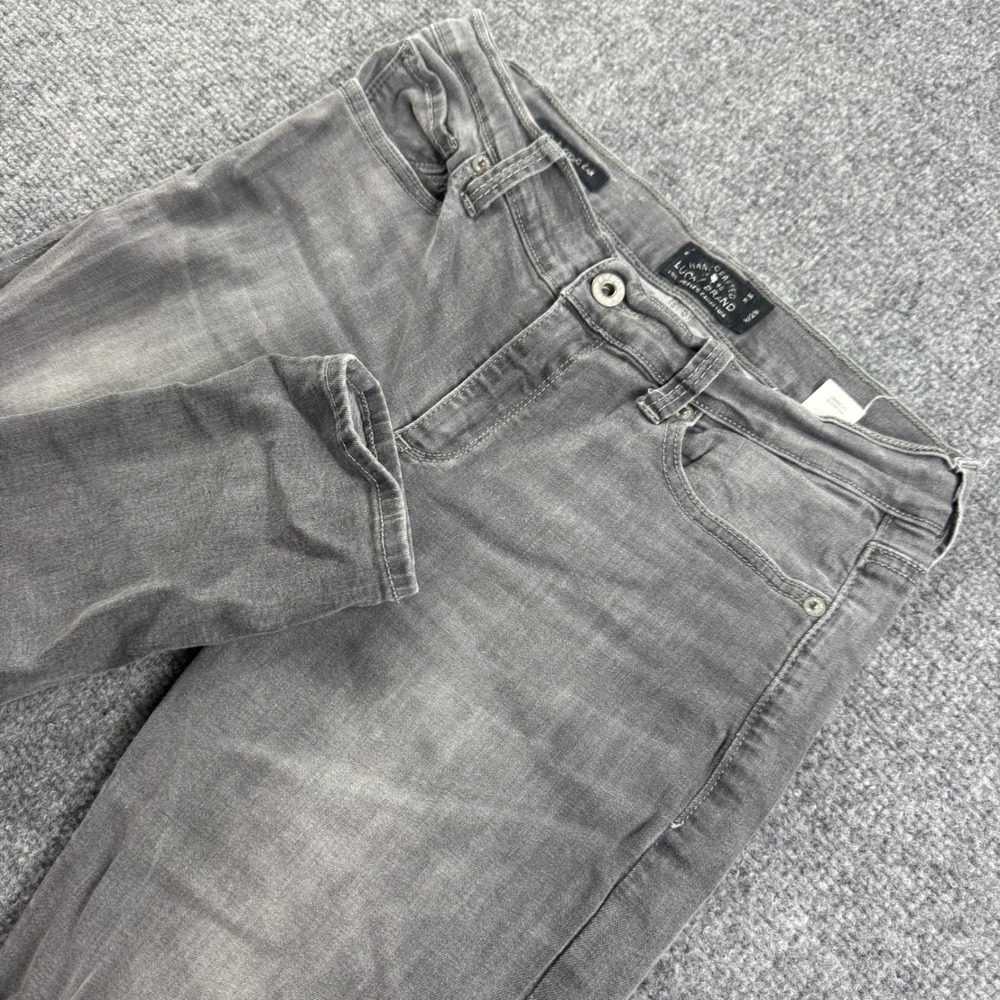 Lucky Brand Brooke Legging Jean Size 8/29 Gray Faded Slim Fit Stretch Women's